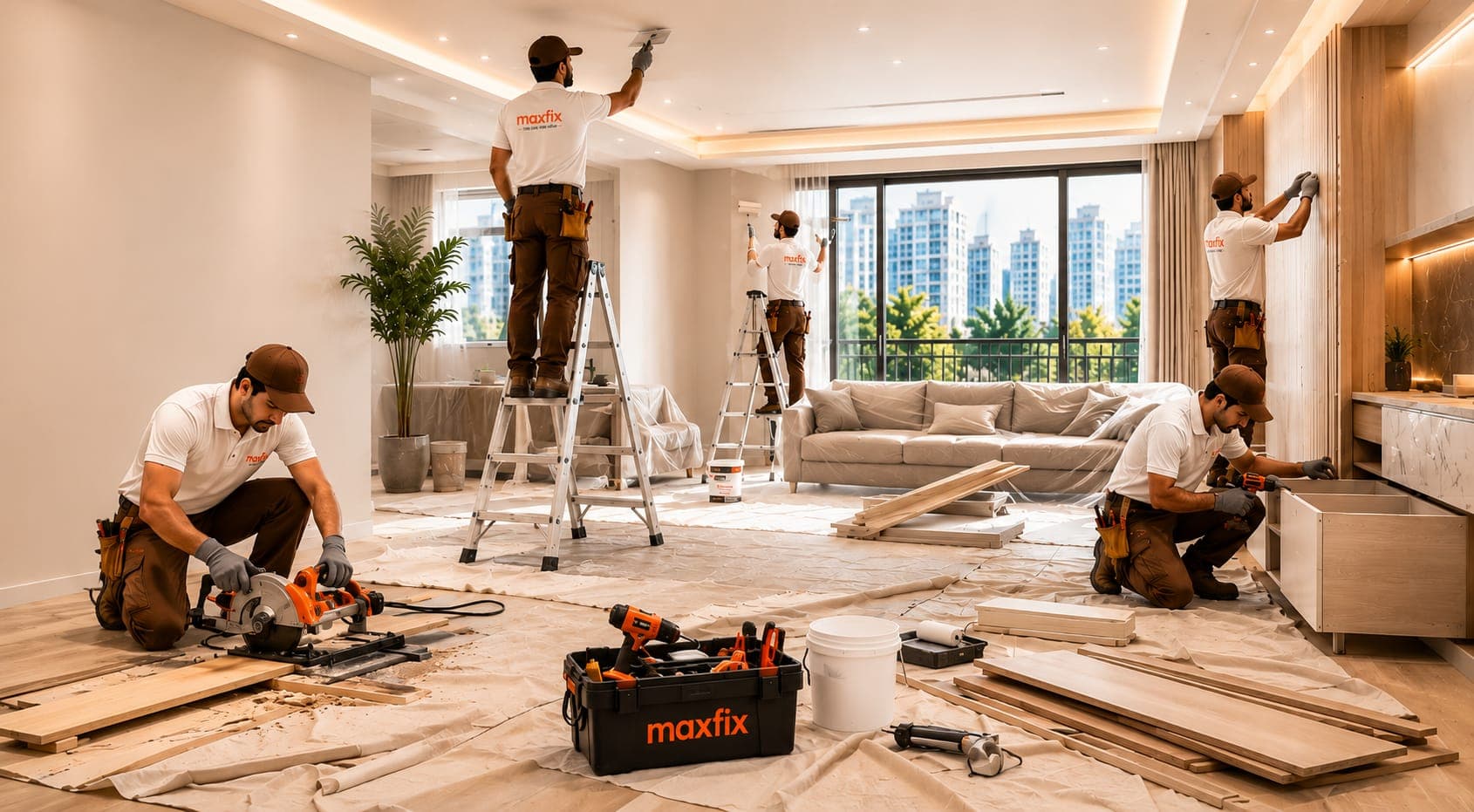 Renovation in Al Furjan